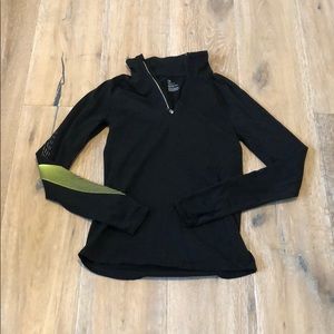 GAP Workout Sweater Black/Yellow Size XS